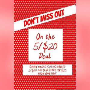 ☠️5/$20☠️ DEAL